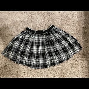 DollsKill Plaid Skirt Size M
